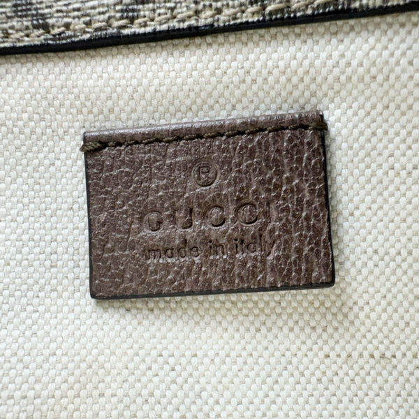 GUCCI Neo Vintage Small GG Supreme Canvas Messenger Crossbody Bag Beige 501050