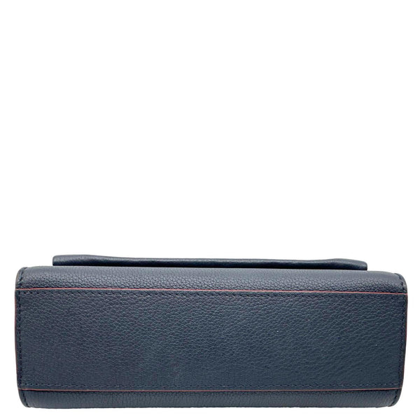 LOUIS VUITTON Mylockme Leather Chain Crossbody Bag Blue