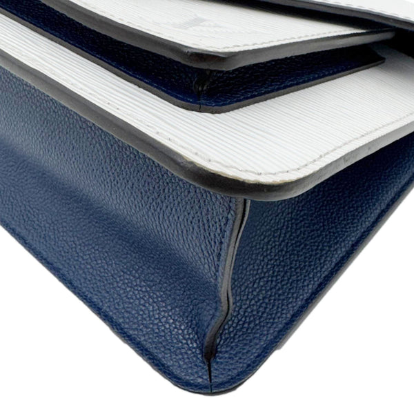 LOUIS VUITTON Neo Monceau Epi Leather Crossbody Bag White