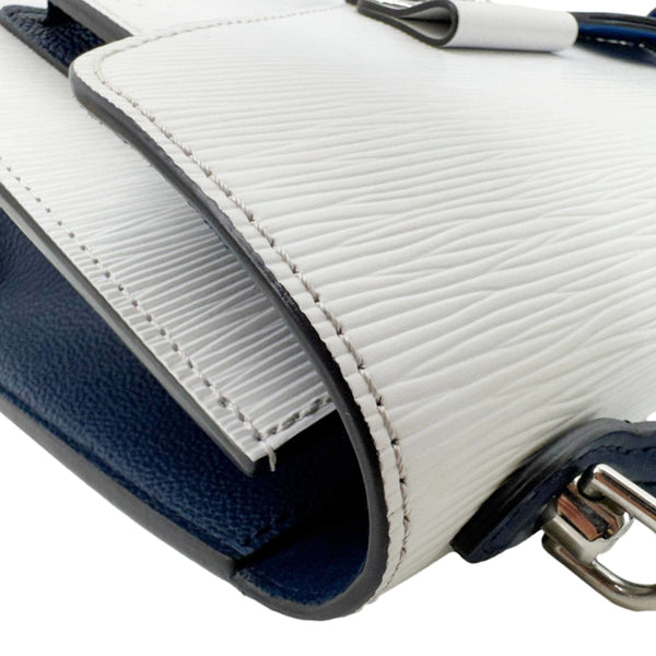 LOUIS VUITTON Neo Monceau Epi Leather Crossbody Bag White