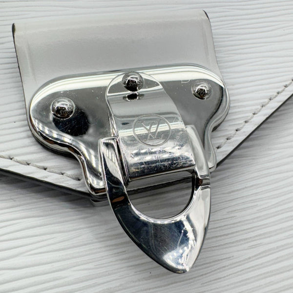 LOUIS VUITTON Neo Monceau Epi Leather Crossbody Bag White