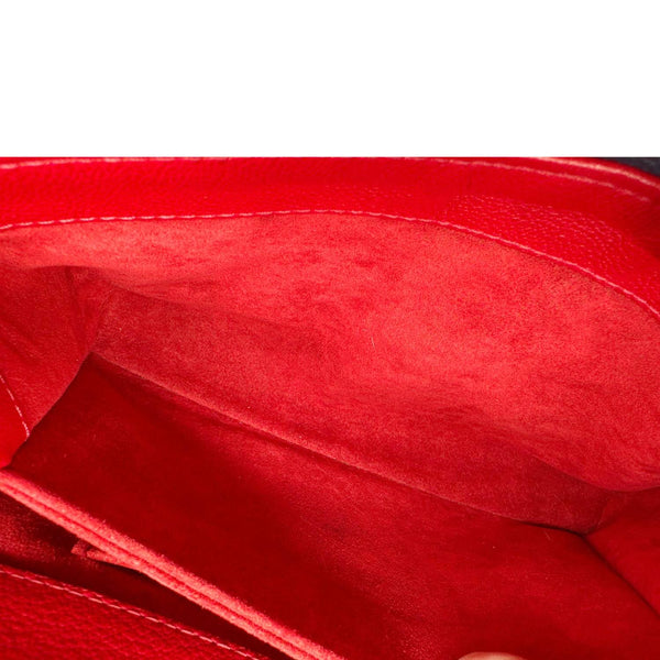 LOUIS VUITTON Very Chain Monogram Leather Chain Crossbody Bag Red