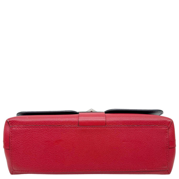 LOUIS VUITTON Very Chain Monogram Leather Chain Crossbody Bag Red