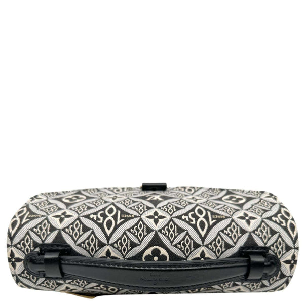 LOUIS VUITTON Metis Pochette Since 1854 Monogram Jacquard Top Handle Satchel Bag Black