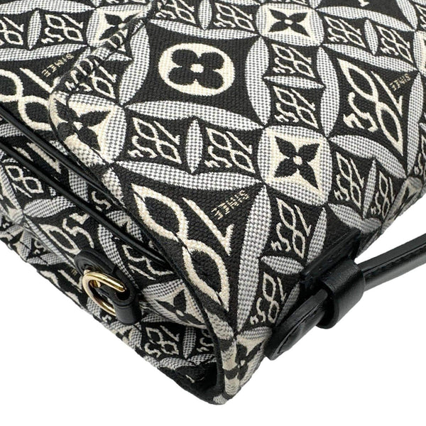 LOUIS VUITTON Metis Pochette Since 1854 Monogram Jacquard Top Handle Satchel Bag Black