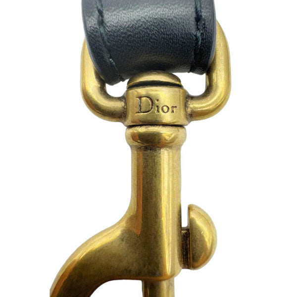 CHRISTIAN DIOR  Studded Embroidered Canvas Shoulder Strap Rainbow