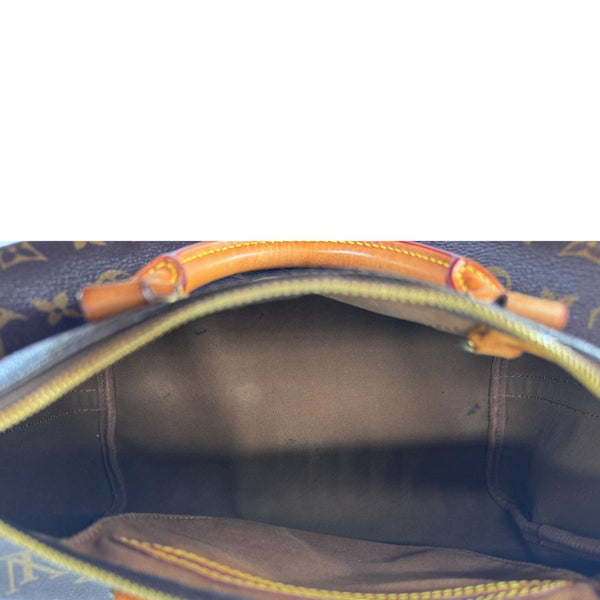 LOUIS VUITTON Speedy 30 Bandouliere Monogram Canvas Crossbody Bag Brown