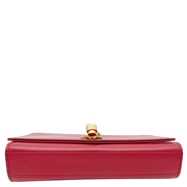 YVES SAINT LAURENT Kate Tassel Leather Chain Crossbody Bag Red