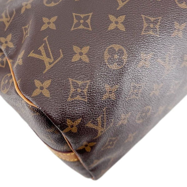 LOUIS VUITTON Speedy 30 Bandouliere Monogram Canvas Crossbody Bag Brown