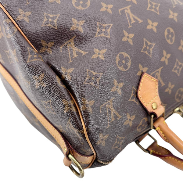 LOUIS VUITTON Speedy 30 Bandouliere Monogram Canvas Crossbody Bag Brown