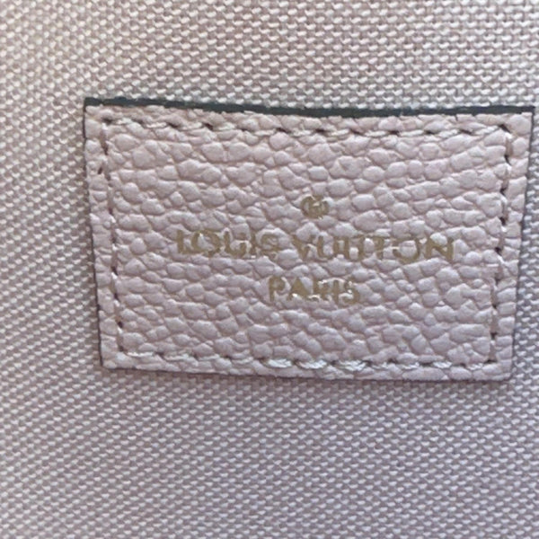 LOUIS VUITTON Felicie Pochette Epi Leather Crossbody Bag Pink