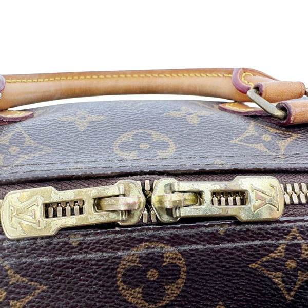 LOUIS VUITTON Speedy 30 Bandouliere Monogram Canvas Crossbody Bag Brown