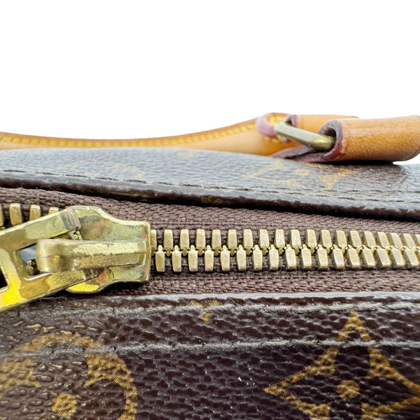 LOUIS VUITTON Speedy 30 Bandouliere Monogram Canvas Crossbody Bag Brown