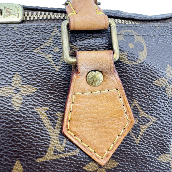 LOUIS VUITTON Speedy 30 Bandouliere Monogram Canvas Crossbody Bag Brown