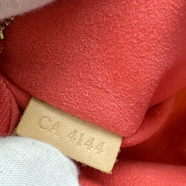 LOUIS VUITTON Pallas Chain Monogram Canvas Crossbody Bag Brown