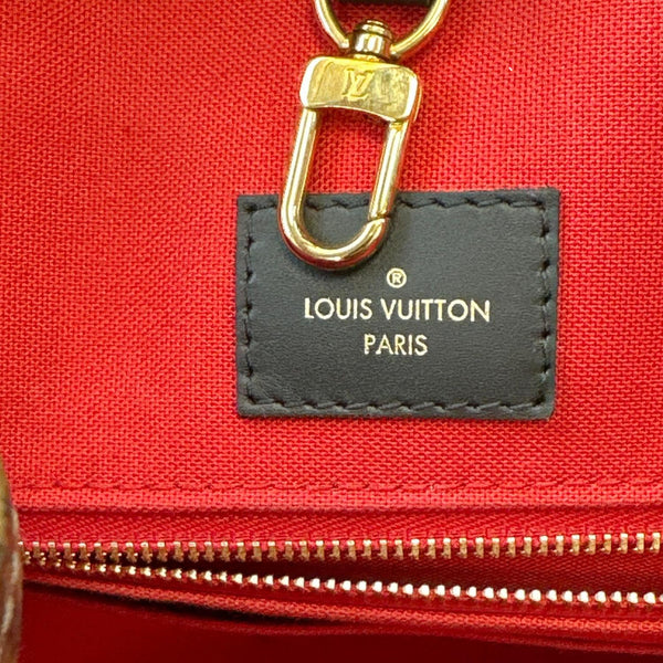 LOUIS VUITTON Onthego MM Giant Monogram Reverse Canvas Tote Bag Brown