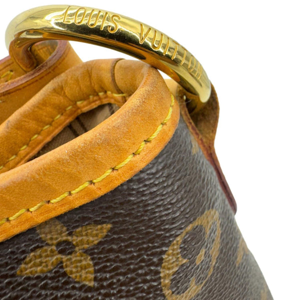 LOUIS VUITTON Delightful MM Monogram Canvas Hobo Bag Brown