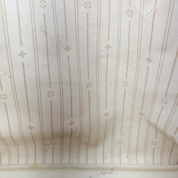 LOUIS VUITTON Neverfull GM Damier Azur Tote Shoulder Bag White