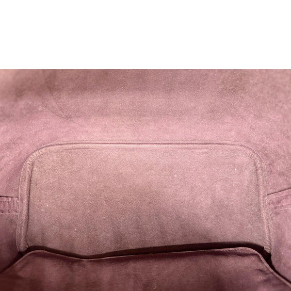 LOUIS VUITTON Neverfull MM Empreinte Leather Tote Shoulder Bag Beige