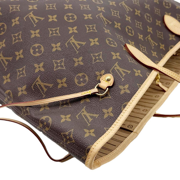 LOUIS VUITTON Neverfull GM Monogram Canvas Tote Bag Brown