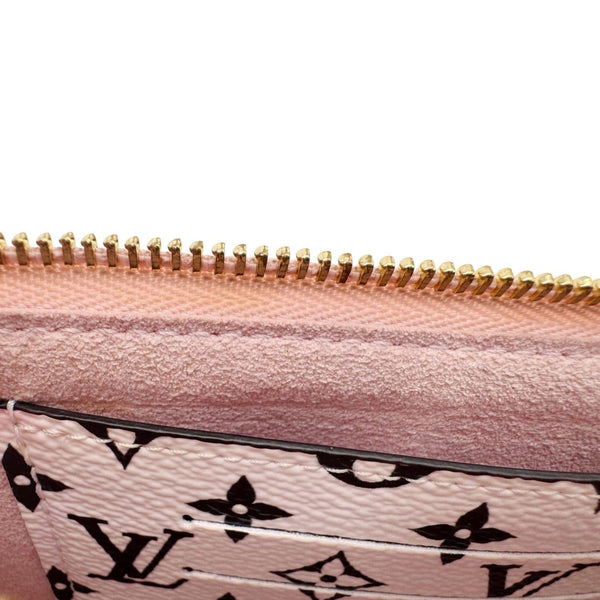 LOUIS VUITTON Double Zip Pochette Giant Monogram Jungle Crossbody Bag Red