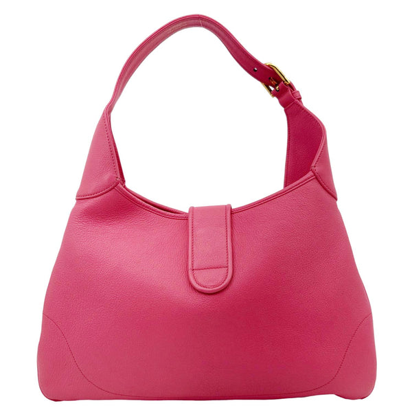GUCCI Aphrodite Medium Leather Shoulder Bag Pink 726274
