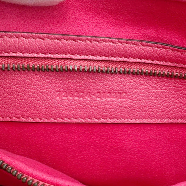 GUCCI Aphrodite Medium Leather Shoulder Bag Pink 726274