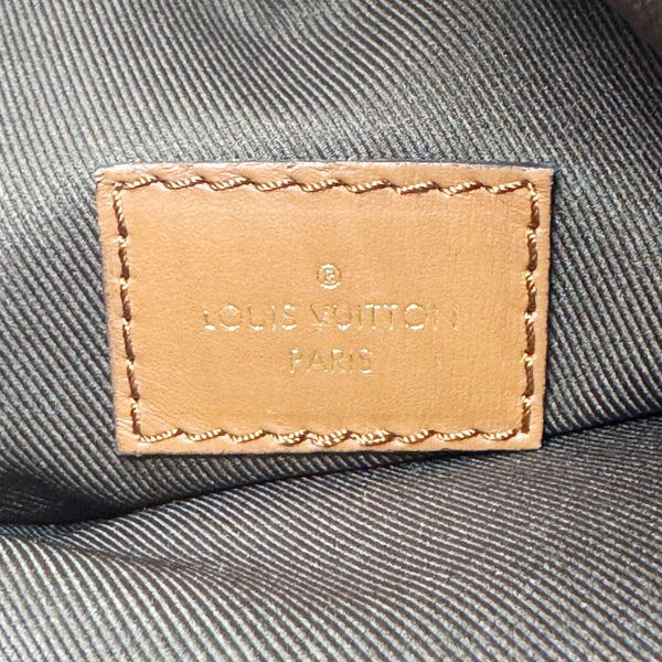 LOUIS VUITTON Loop Reverse Monogram Canvas Hobo Shoulder Bag Brown