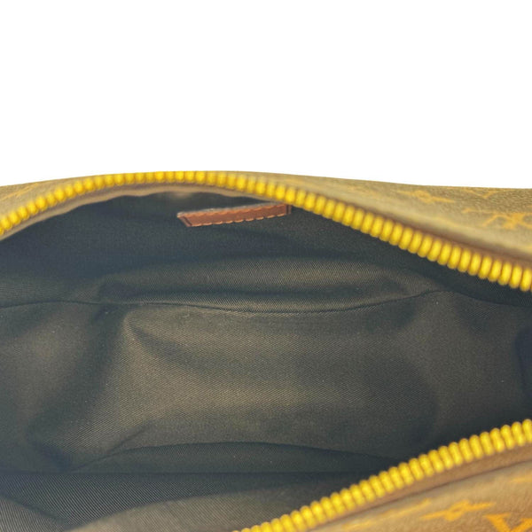 LOUIS VUITTON Loop Reverse Monogram Canvas Hobo Shoulder Bag Brown