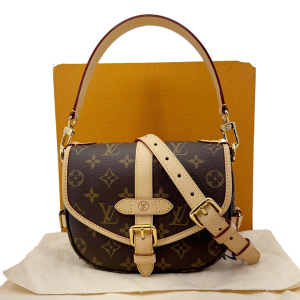 Louis Vuitton Saumur BB Brown Monogram Canvas Shoulder Bag - Accessories
