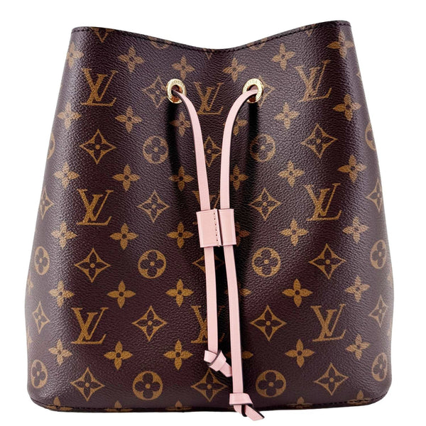 LOUIS VUITTON Neonoe MM Monogram Canvas Shoulder Bag Brown