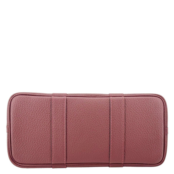 HERMES Garden Party 30 TPM Leather Tote Bag Maroon
