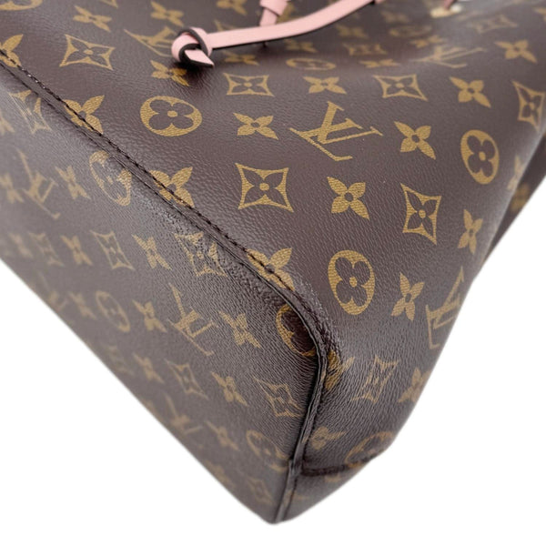 LOUIS VUITTON Neonoe MM Monogram Canvas Shoulder Bag Brown