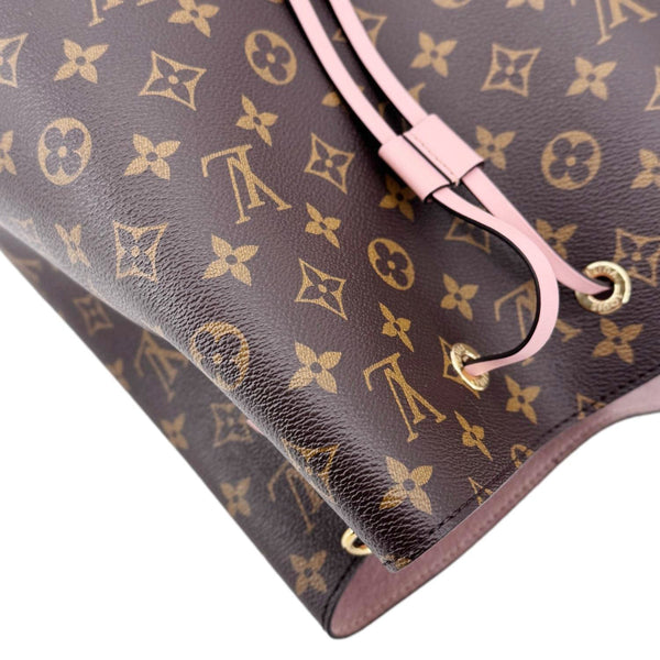LOUIS VUITTON Neonoe MM Monogram Canvas Shoulder Bag Brown