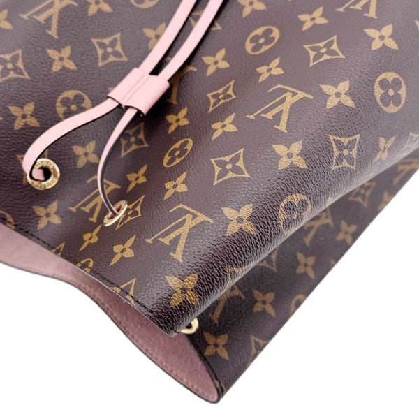 LOUIS VUITTON Neonoe MM Monogram Canvas Shoulder Bag Brown