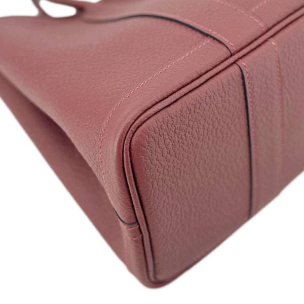 HERMES Garden Party 30 TPM Leather Tote Bag Maroon