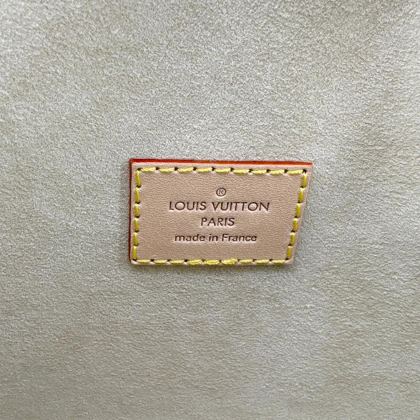 LOUIS VUITTON Saumur BB Monogram Canvas Shoulder Bag Brown