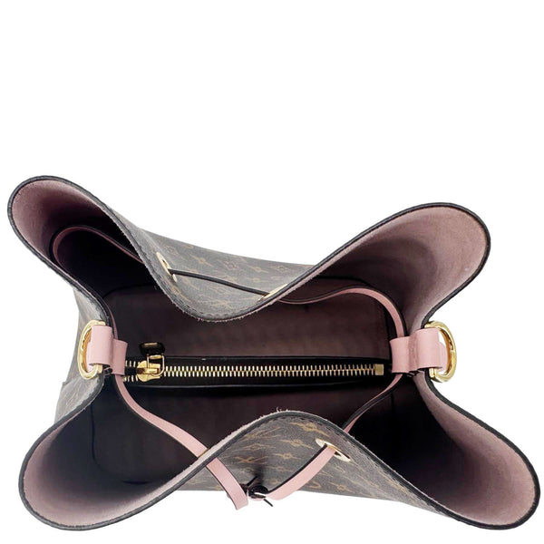 LOUIS VUITTON Neonoe MM Monogram Canvas Shoulder Bag Brown