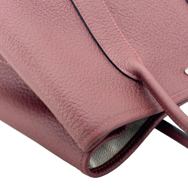 HERMES Garden Party 30 TPM Leather Tote Bag Maroon
