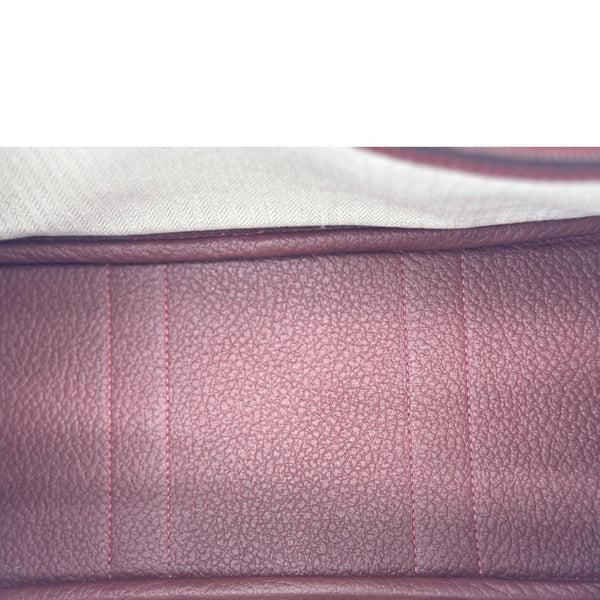 HERMES Garden Party 30 TPM Leather Tote Bag Maroon