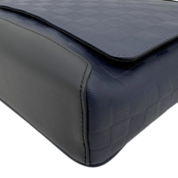 LOUIS VUITTON District Damier Infini Messenger Bag Navy Blue