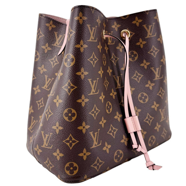 LOUIS VUITTON Neonoe MM Monogram Canvas Shoulder Bag Brown