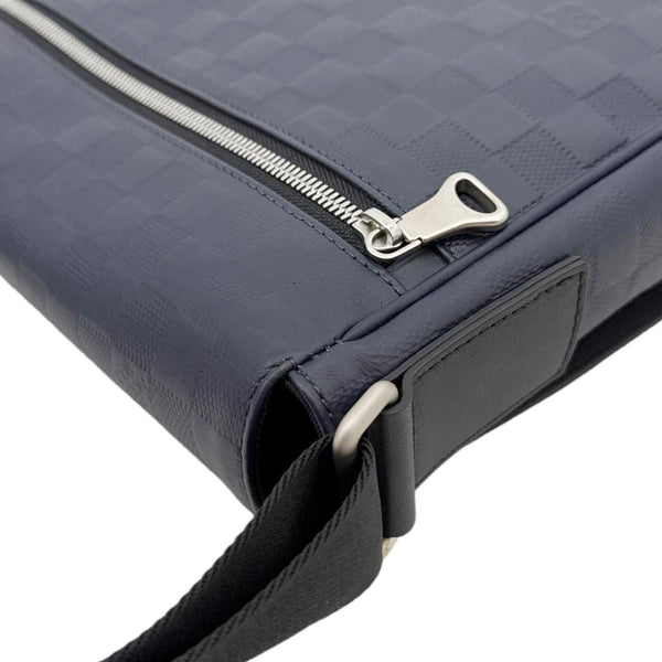 LOUIS VUITTON District Damier Infini Messenger Bag Navy Blue