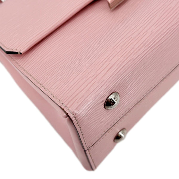 LOUIS VUITTON Grenelle PM Epi Leather Shoulder Bag Dusty Pink