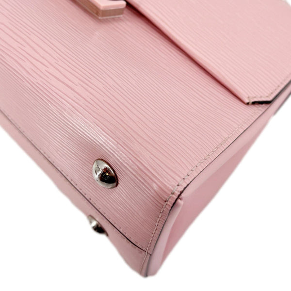LOUIS VUITTON Grenelle PM Epi Leather Shoulder Bag Dusty Pink