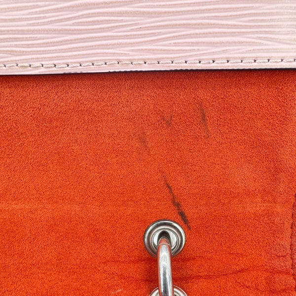 LOUIS VUITTON Grenelle PM Epi Leather Shoulder Bag Dusty Pink