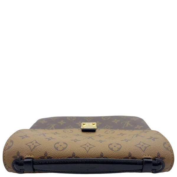 LOUIS VUITTON Metis Pochette Reverse Monogram Canvas Crossbody Bag Brown