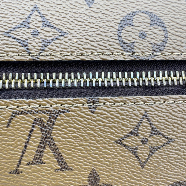 LOUIS VUITTON Metis Pochette Reverse Monogram Canvas Crossbody Bag Brown