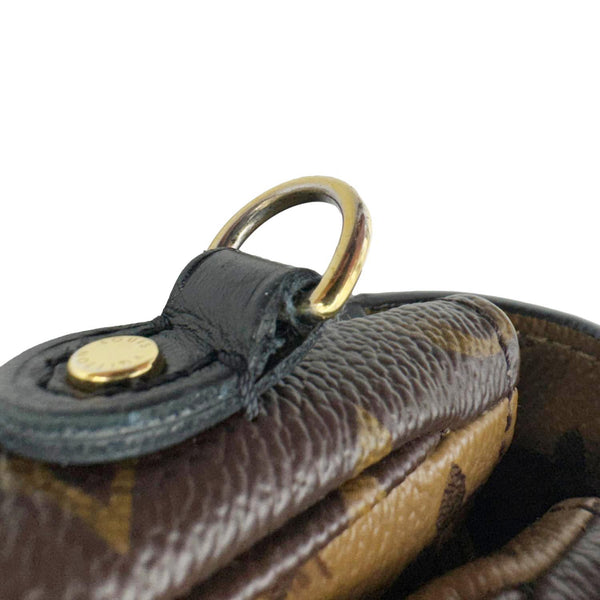 LOUIS VUITTON Metis Pochette Reverse Monogram Canvas Crossbody Bag Brown