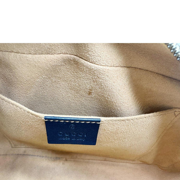 GUCCI GG Marmont Small Diagonal Matelasse Calfskin Leather Camera Bag Off White 447632